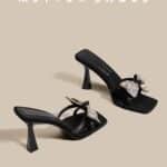 Women's soft leather square-toe sandals, 2026 new style - Image 3