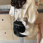 High-End, Simple and Versatile Bag for Women, 2026 Spring and Summer New Niche Design Bucket Bag - Image 3